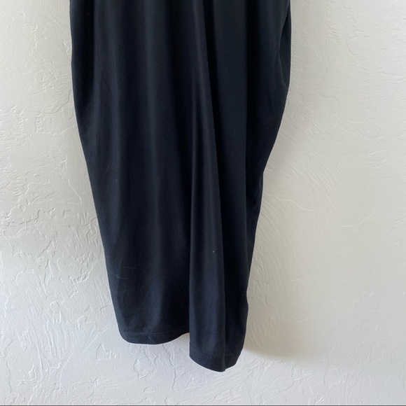 Helmut Lang Black Sleeveless Scoop-Neck Midi Dress - Picture 3 of 7